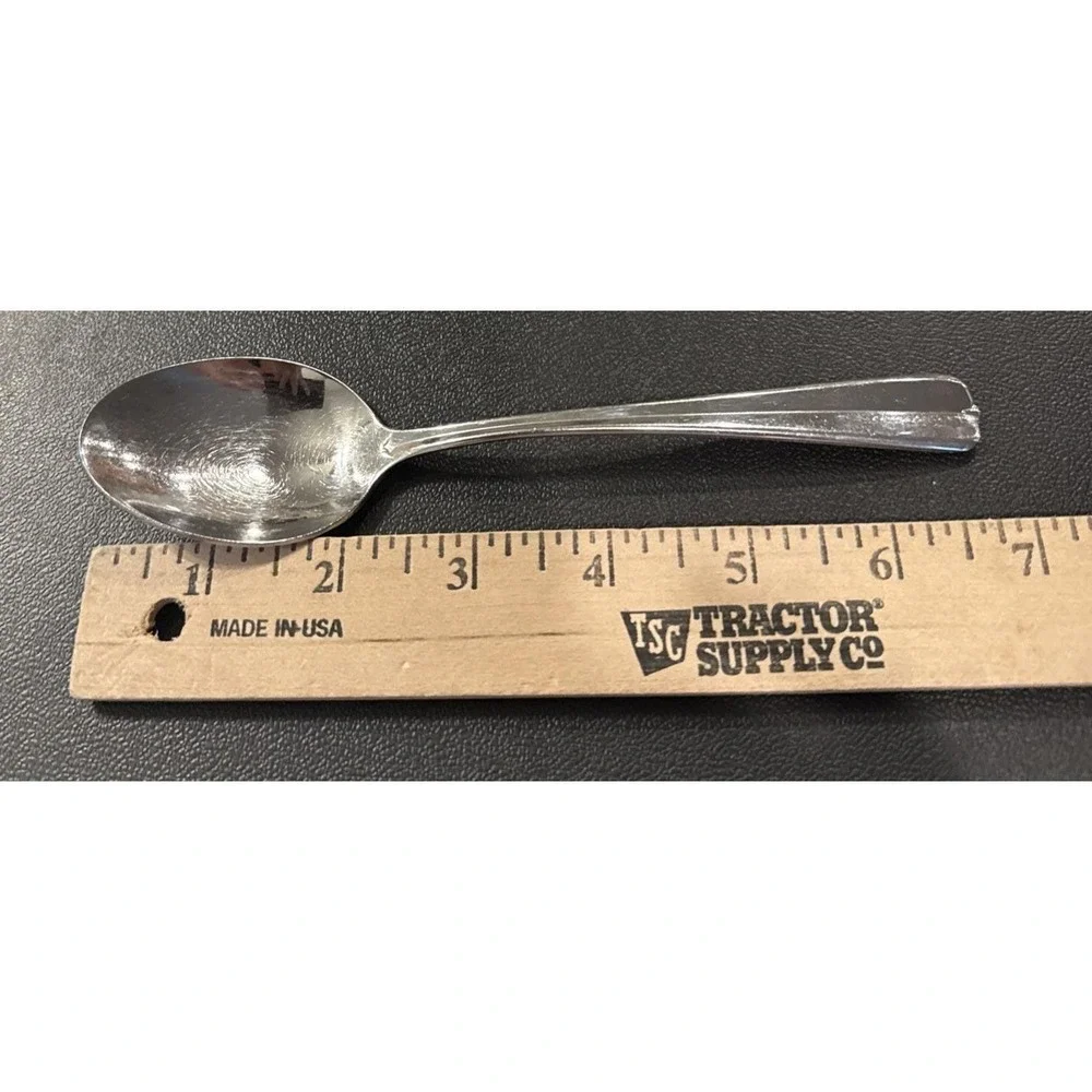 Oneida Gala Impulse Soup Spoons Spoon Stainless Flatware Silverware Set Of 8‎